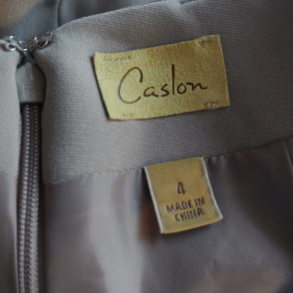 Caslon Gray Pancil Skirt Lined 4 - Picture 14 of 16
